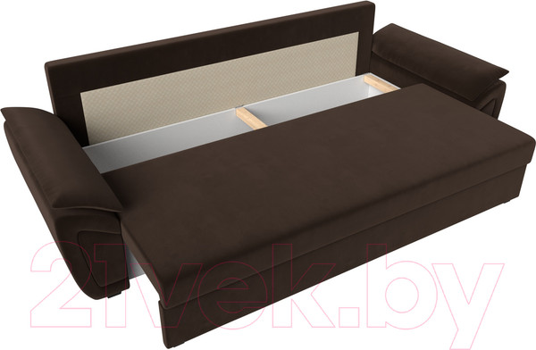 Изображение товара Диван Лига Диванов Нэстор Лайт (микровельвет коричневый)