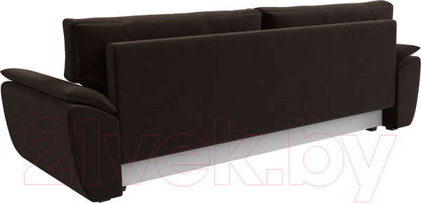 Изображение товара Диван Лига Диванов Нэстор Лайт (микровельвет коричневый)
