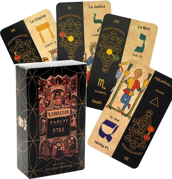 Изображение товара Гадальные карты Tarotmania Таро Kabbalistic Tarot 5781 / vtar005