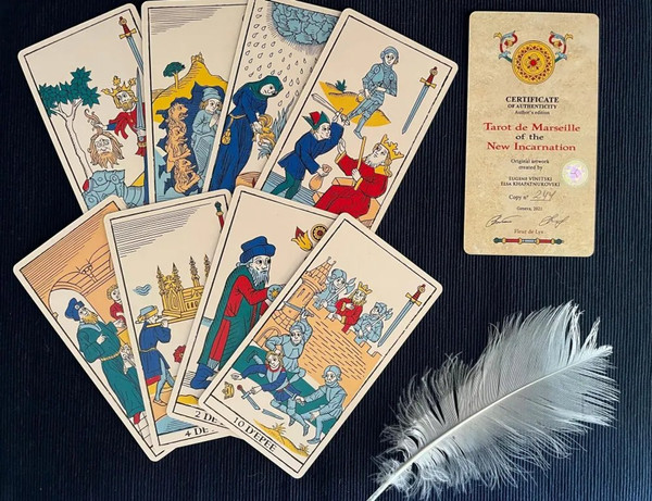 Изображение товара Гадальные карты Tarotmania Таро Tarot de Marseille of the New Incarnation / vtar006