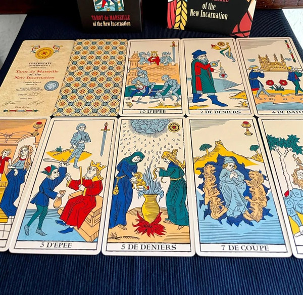Изображение товара Гадальные карты Tarotmania Таро Tarot de Marseille of the New Incarnation / vtar006