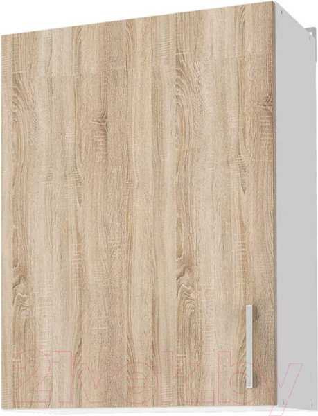 Изображение товара Шкаф навесной для кухни Stolline Уют 275.07 (белый/дуб сонома)
