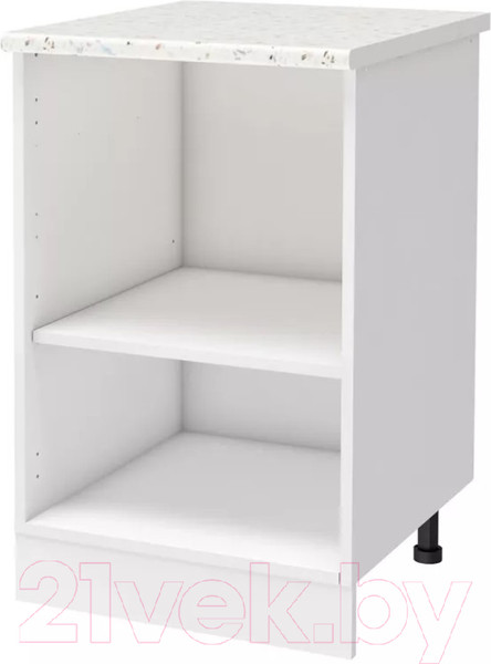 Изображение товара Шкаф-стол кухонный Stolline Уют 275.08МСТ (белый/дуб сонома)