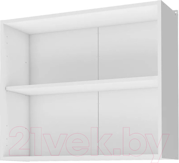Изображение товара Шкаф навесной для кухни Stolline Уют 275.02 (белый/белый)