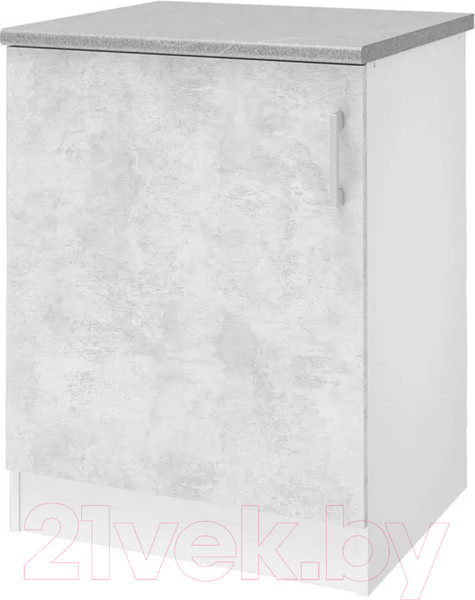 Изображение товара Шкаф-стол кухонный Stolline Уют 275.06МСТ (белый/бетон)
