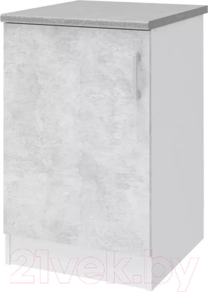 Изображение товара Шкаф-стол кухонный Stolline Уют 275.08МСТ (белый/бетон)