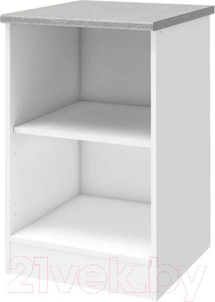 Изображение товара Шкаф-стол кухонный Stolline Уют 275.08МСТ (белый/бетон)