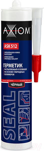Изображение товара Герметик полимерный Axiom ASK512 (280мл, черный)