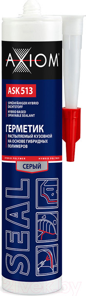 Изображение товара Герметик полимерный Axiom ASK513 (280мл, серый)
