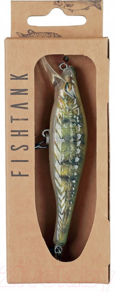 Изображение товара Воблер Fishtank Delta / D12F-SG (Striped Green)