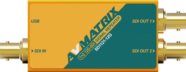 Изображение товара Сплиттер Avmatrix SD1121-12G 1x2 12G-SDI / 30052