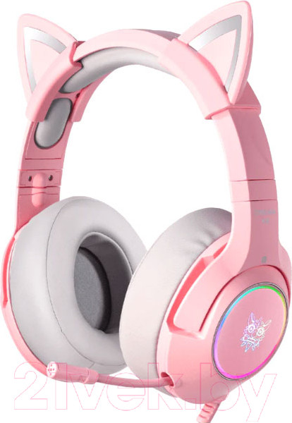 Изображение товара Наушники-гарнитура Onikuma K9 Pink Cat