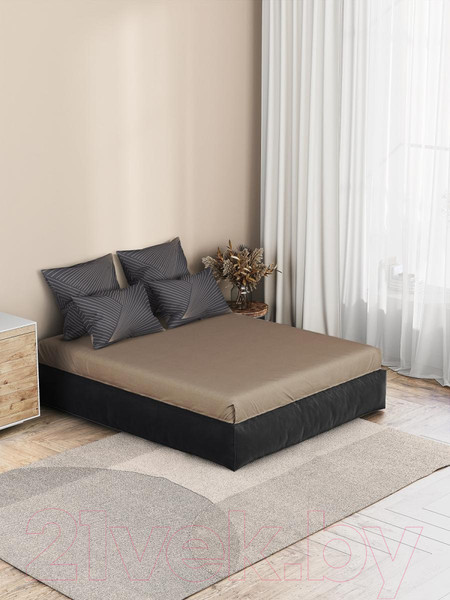 Изображение товара Комплект постельного белья Ночь нежна Гарфилд Евро Стандарт 50х70 / 70947-1+70648-18