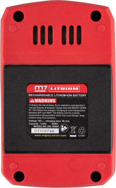 Изображение товара Аккумуляторный гайковерт M7 DW-402A