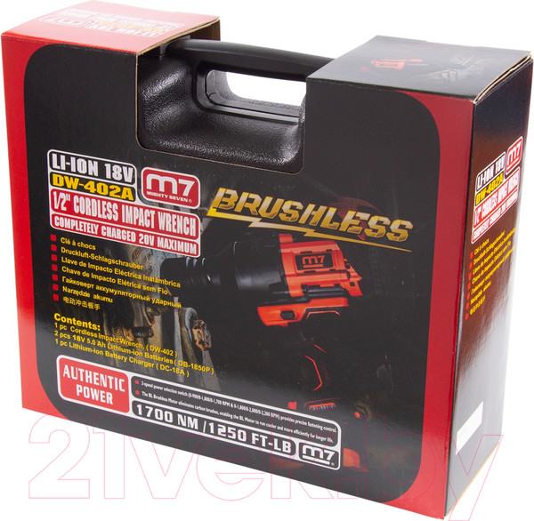 Изображение товара Аккумуляторный гайковерт M7 DW-402A
