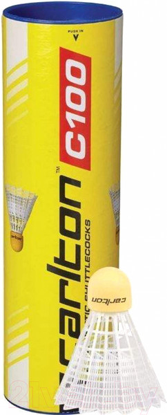 Изображение товара Набор воланчиков Carlton C100 Synthetic Medium Speed / 003780 (3шт)