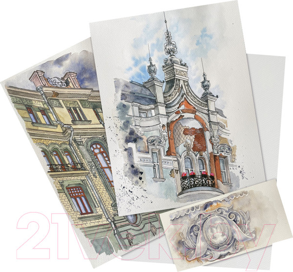 Изображение товара Набор бумаги для рисования Малевичъ Veroneze / 402215 (25л)