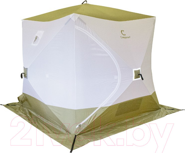 Изображение товара Палатка Следопыт Куб PF-TW-27 (белый/оливковый)