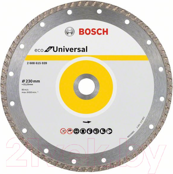 Изображение товара Отрезной диск алмазный Bosch 2.608.615.048