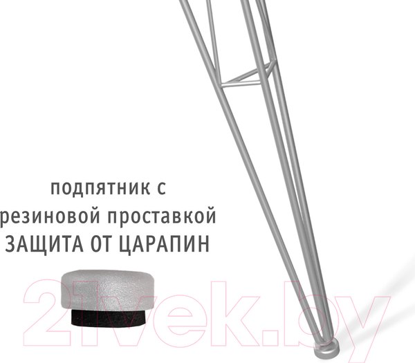 Изображение товара Подстолье Sheffilton SHT-TU10 / 929727 (хром лак)