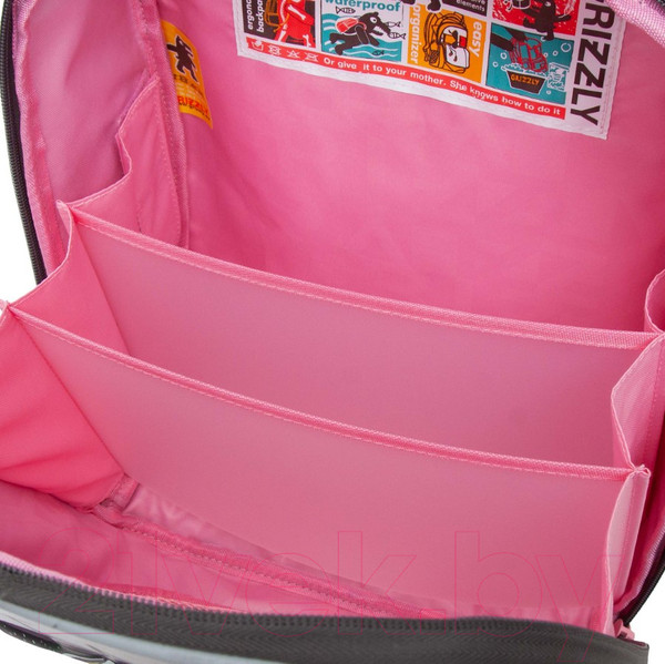 Изображение товара Школьный рюкзак Grizzly RAf-392-6 (серый)