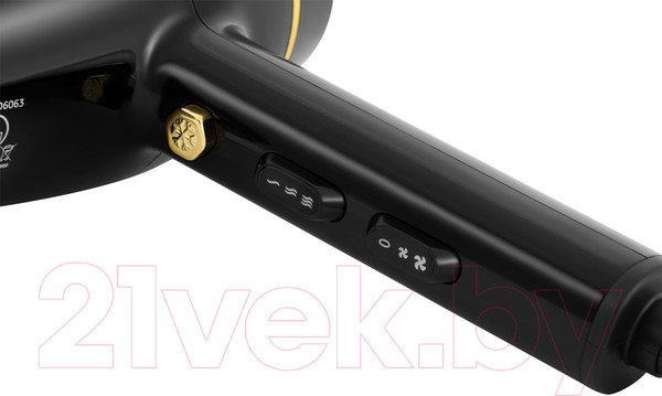 Изображение товара Фен StarWind SHD 6063 (черный/хром)