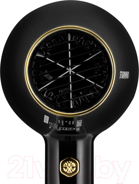 Изображение товара Фен StarWind SHD 6063 (черный/хром)