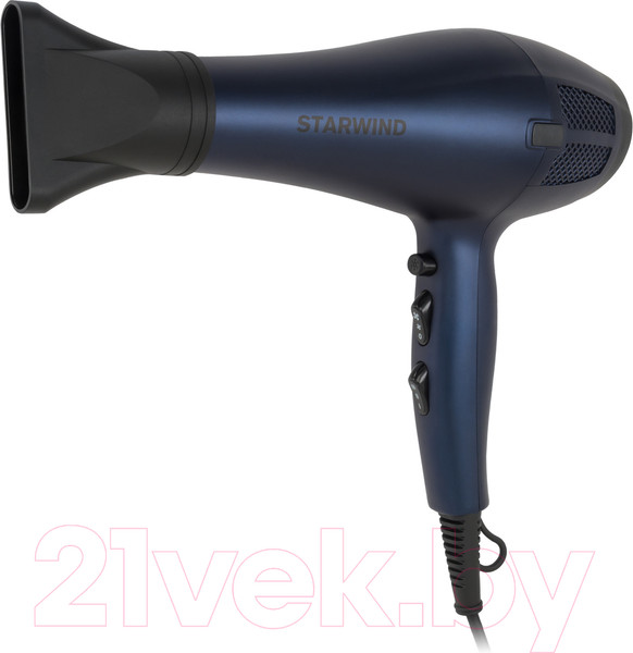 Изображение товара Фен StarWind SHD 7078 (синий матовый/черный)