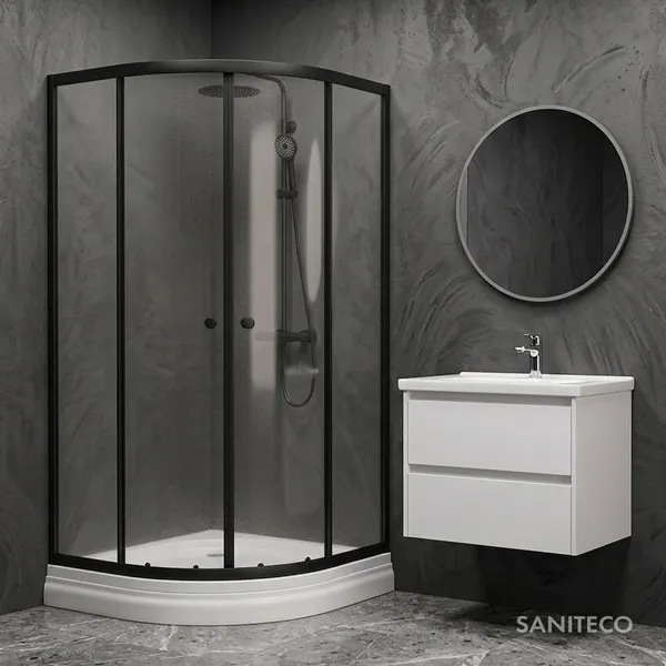 Изображение товара Душевой уголок Saniteco SN-801B (80x80)