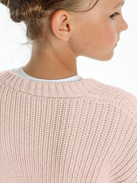 Изображение товара Кофта для малышей Amarobaby Knit / AB-OD21-KNIT19S/00-104 (белый/розовый, р.104)