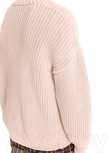 Изображение товара Кардиган детский Amarobaby Knit / AB-OD21-KNIT19S/00-116 (белый/розовый, р.116)