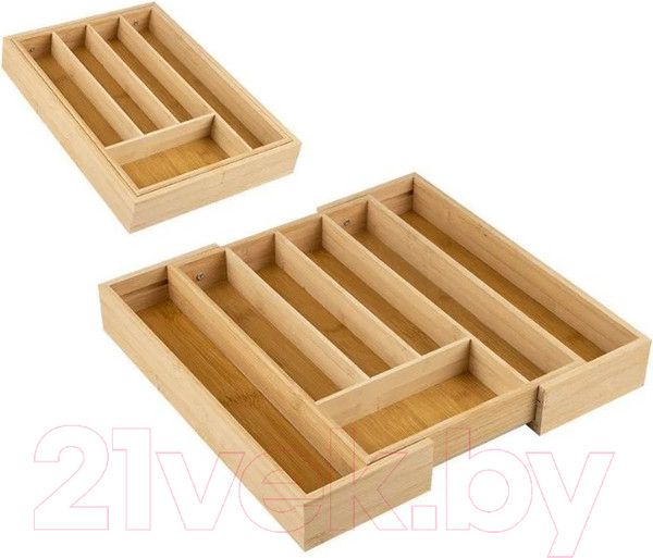 Изображение товара Органайзер для столовых приборов Mallony Bamboo 105123