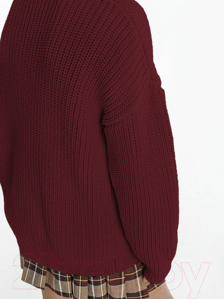 Изображение товара Кофта для малышей Amarobaby Knit / AB-OD21-KNIT19S/08-104 (бордовый, р.104)