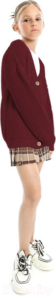 Изображение товара Кардиган детский Amarobaby Knit / AB-OD21-KNIT19S/08-110 (бордовый, р.110)