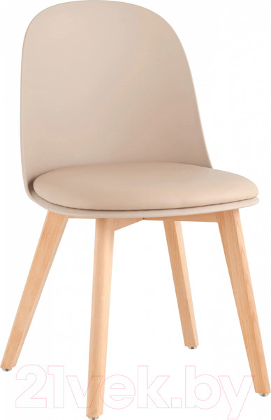 Изображение товара Стул Stool Group Fog с подушкой / SL-7022DM (бежевый, деревянные ножки)