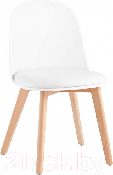 Изображение товара Стул Stool Group Fog с подушкой / SL-7022DM (белый, деревянные ножки)