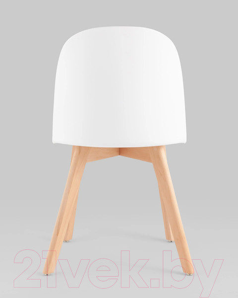 Изображение товара Стул Stool Group Fog с подушкой / SL-7022DM (белый, деревянные ножки)