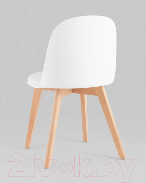 Изображение товара Стул Stool Group Fog с подушкой / SL-7022DM (белый, деревянные ножки)