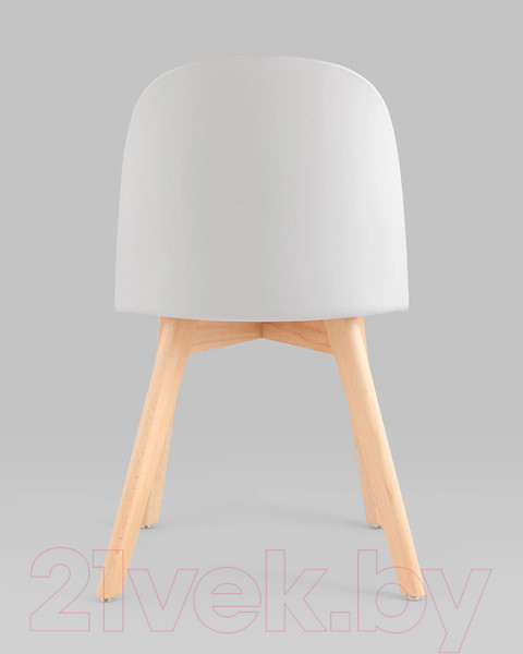 Изображение товара Стул Stool Group Fog с подушкой / SL-7022DM (светло-серый, деревянные ножки)