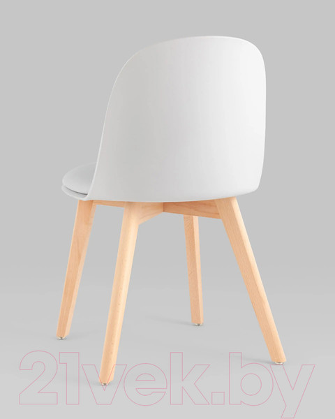 Изображение товара Стул Stool Group Fog с подушкой / SL-7022DM (светло-серый, деревянные ножки)