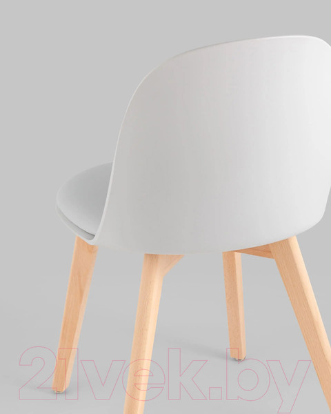 Изображение товара Стул Stool Group Fog с подушкой / SL-7022DM (светло-серый, деревянные ножки)