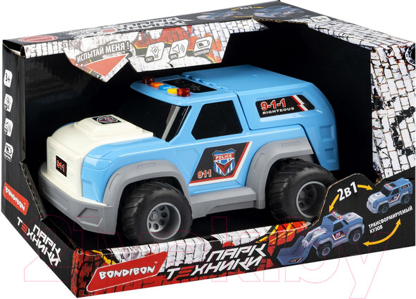 Изображение товара Автомобиль игрушечный Bondibon Джип 2 в 1 / ВВ6144