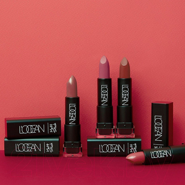 Изображение товара Помада для губ L'ocean Matte Stick №04 (Red Moon)