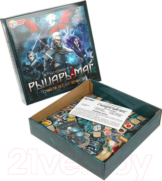 Изображение товара Настольная игра Умные игры Рыцарь-маг. Очисти лес от нечисти / 4650250574040