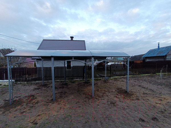 Изображение товара Навес для автомобиля ИМпласт 3.7х4м / 15151 (каркас)