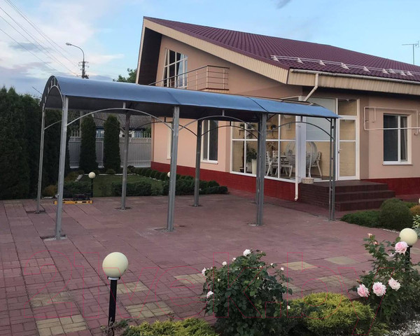 Изображение товара Навес для автомобиля ИМпласт 3.7х4м / 15151 (каркас)