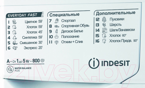 Изображение товара Стиральная машина Indesit EWSB 5085 CIS