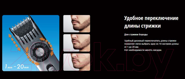 Изображение товара Машинка для стрижки волос Panasonic ER217S520 (серебристый)