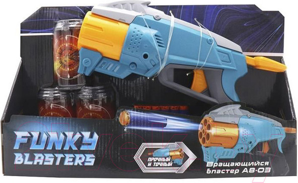 Изображение товара Бластер игрушечный Funky Toys Вращающийся АВ-03 / FT0250931