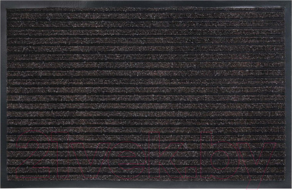 Изображение товара Коврик грязезащитный Kovroff Барьер ребристый 90x150 / 21703 (коричневый)